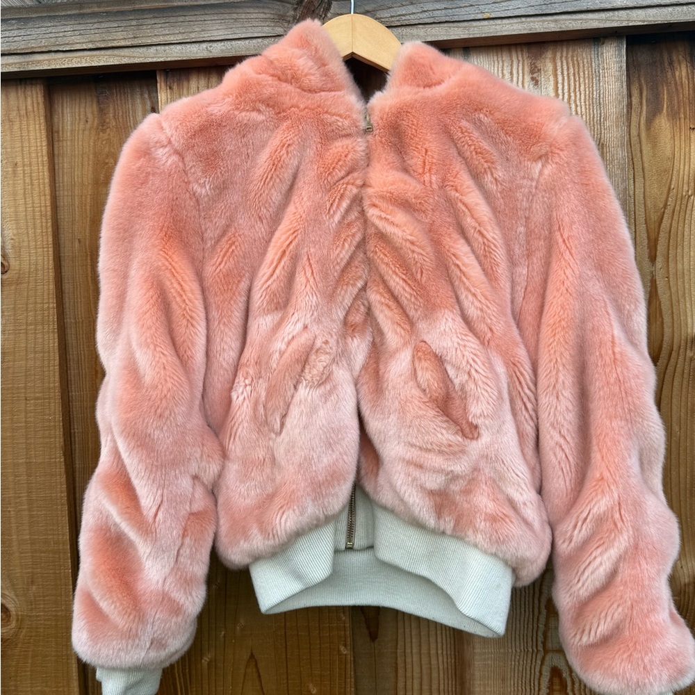 Lykke Wullf Peach Teddy Jacket